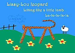 Lissy-Lou Leopard card